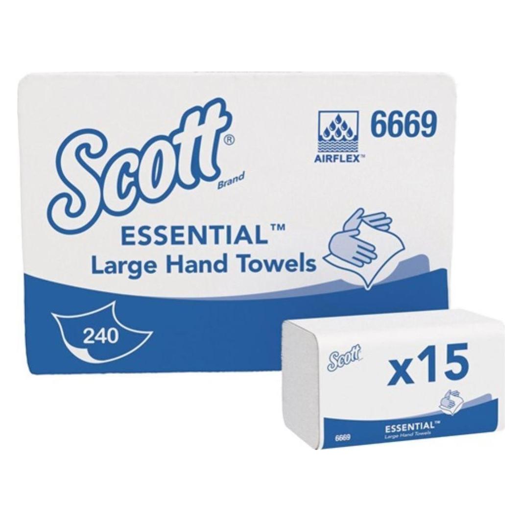 Kimberly-Clark Falthandtuch Essential KCD 6669 W-Falz, 1-lagig 3600 Stk. (15x) (KCD 6669)