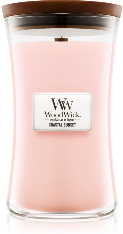 Woodwick Coastal Sunset bougie parfumée avec mèche en bois 609.5 g