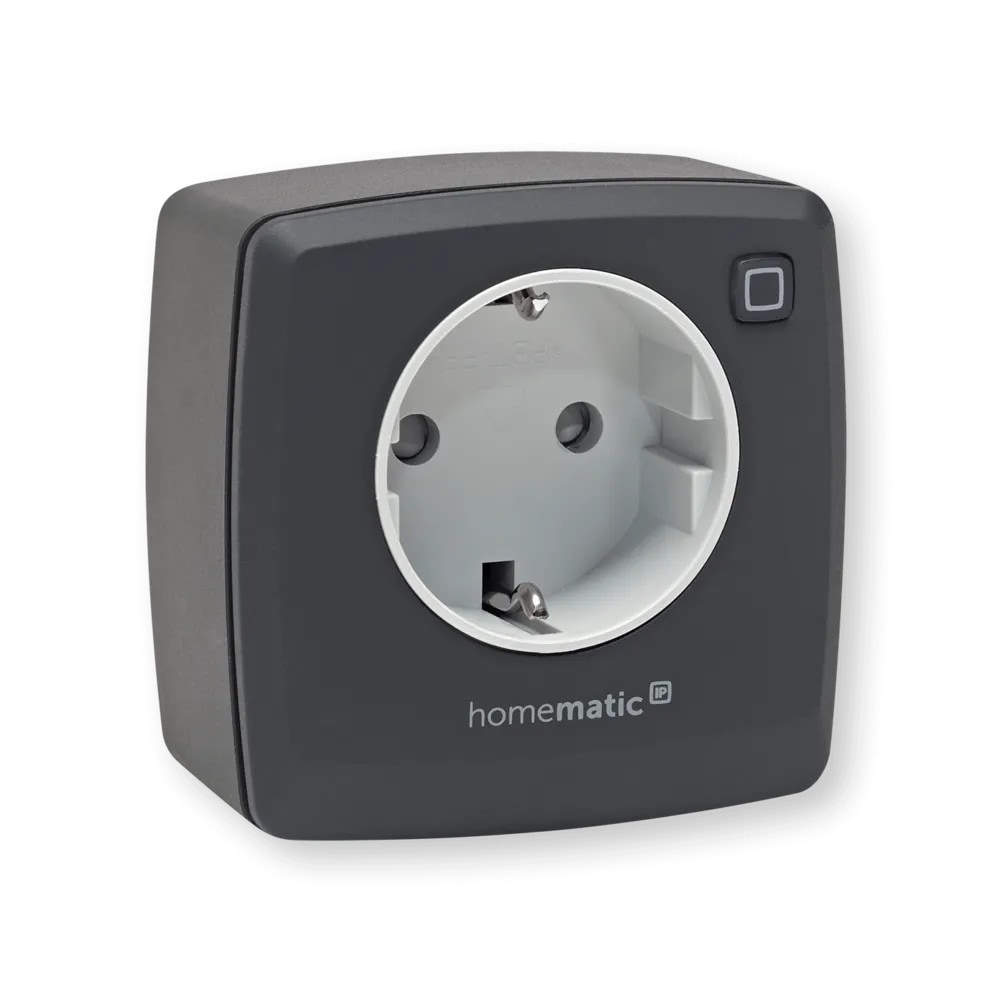 Homematic IP Dimmer-Steckdose - Phasenabschnitt anthrazit HmIP-PDT-A