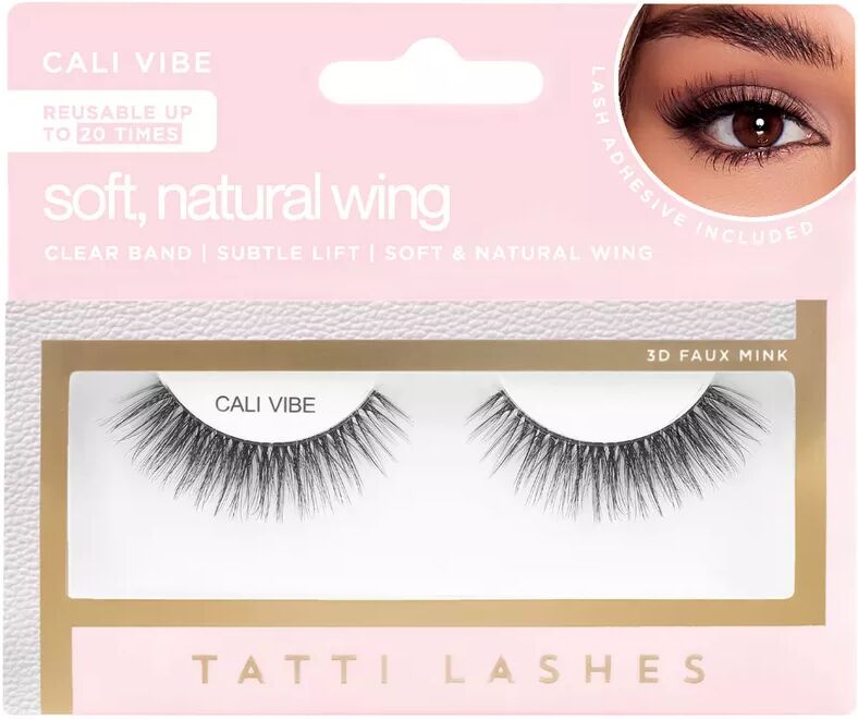 Tatti Lashes - Cali Vibe – Natürliches Wimpernband mit Winged-Effekt, 1 Paar