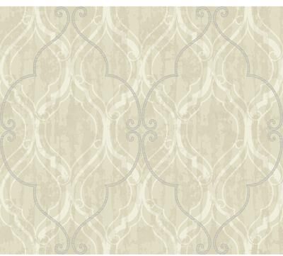 Seabrook Designs Corsica Ogee Unpasted Wallpaper
