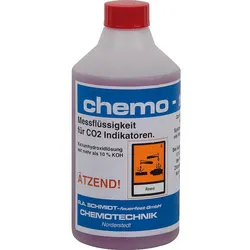 CO2-Messflüssigkeit rot 0-20 % 1 Fl. 500 ml. für 7 Füllung