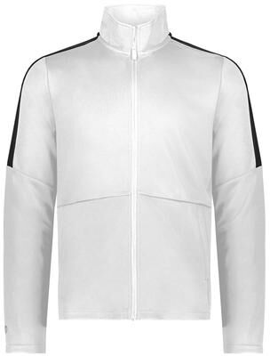 Holloway 223630 Youth Crosstown Jacket in White/Black size Large   Polyester
