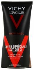 Vichy Homme Hydra Mag C Gel Douche Cors et Cheveux Hydratant Duo 2 x 200 ml - Lot 2 x 200 ml