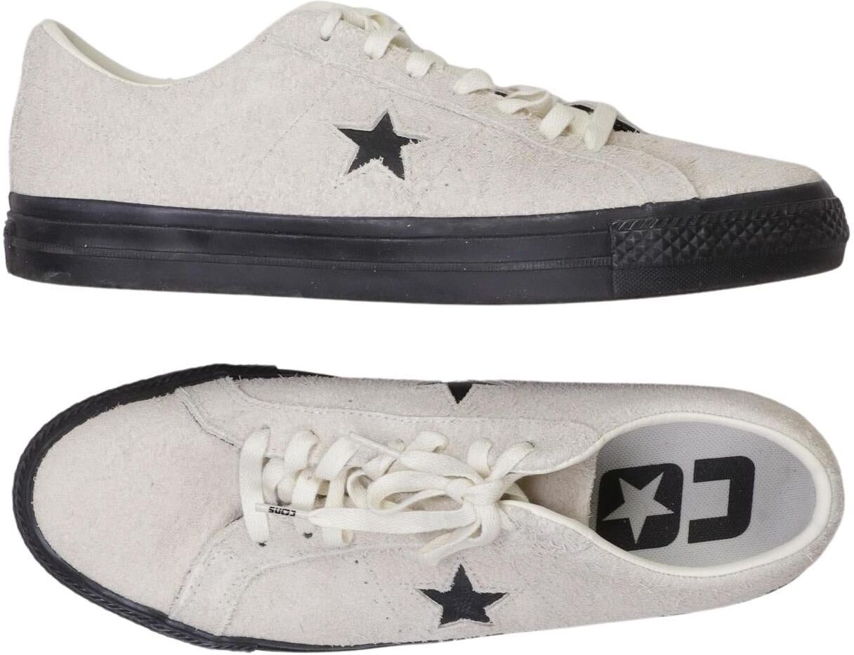 Converse Herren Sneaker, Cremeweiß, Gr. EU 44.5, Leder - Second Hand
