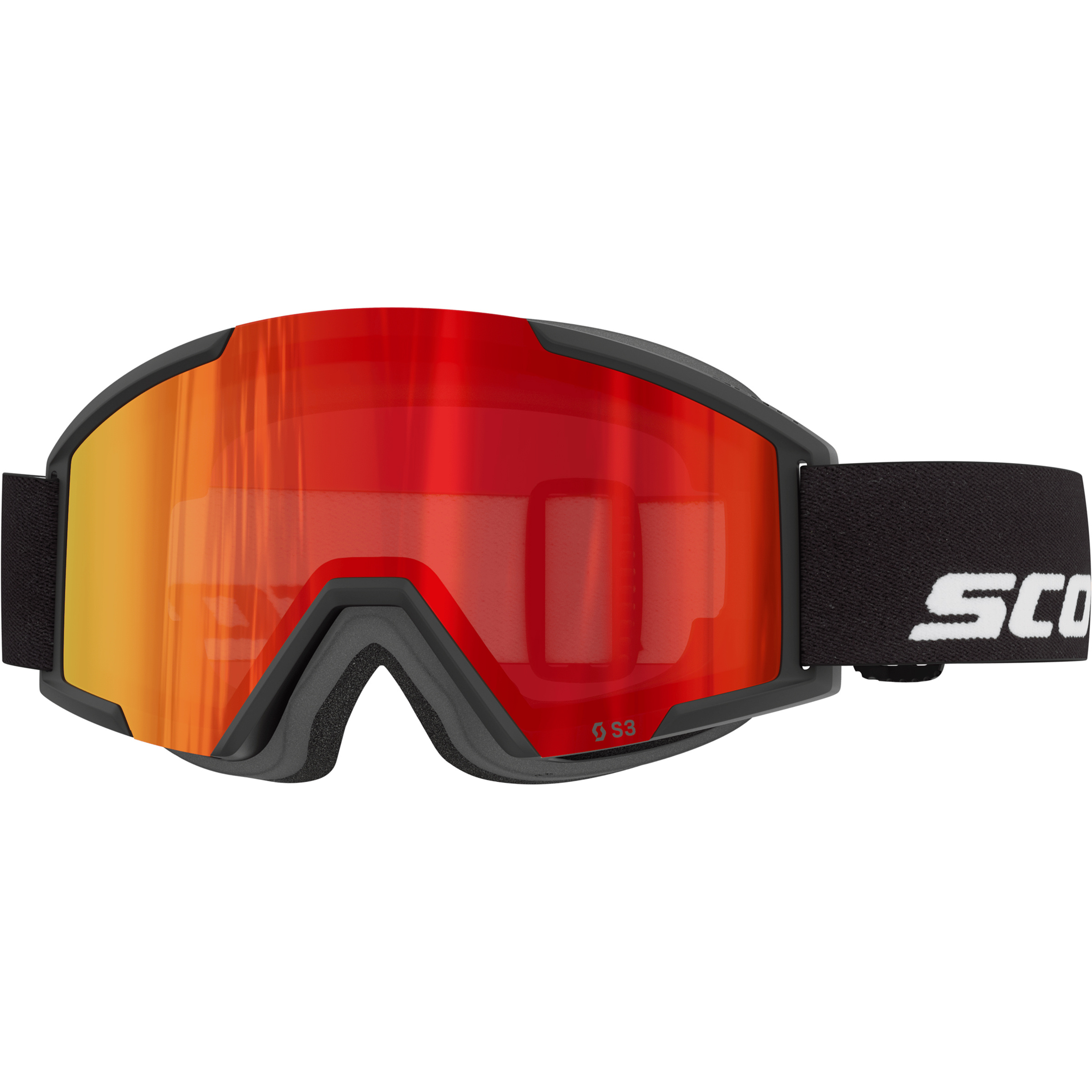 Scott Shield Pro Skibrille Kinder Skibrillen rot Freeride | Skifahren