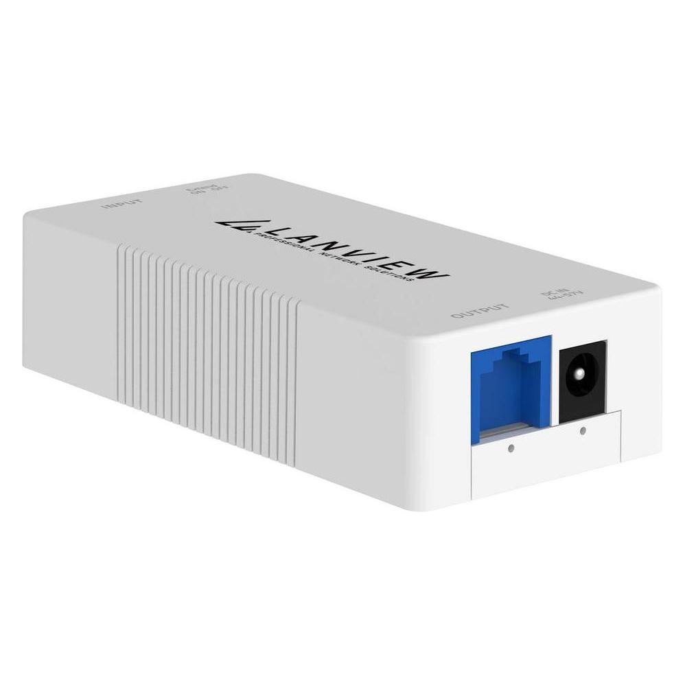 Lanview 100Mb POE Extender With (802.3af (PoE), 30 W) (LVN-100MB-POE30W-EXTENDER-800M)