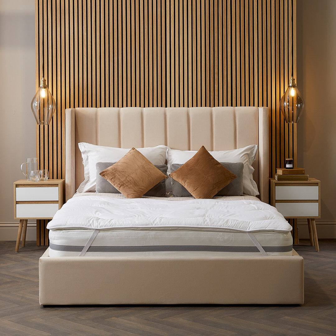 Snuggledown Luxurious Hotel 3cm Mattress Topper White Kingsize (5')