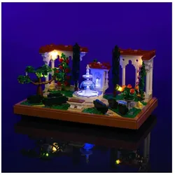 Light my bricks LMB 2.0 LED Licht Set für LEGO 10359 Springbrunnengarten