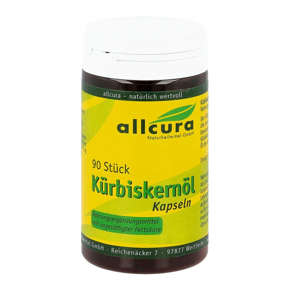 allcura Naturheilmittel GmbH Kürbiskernöl Kapseln 01452945