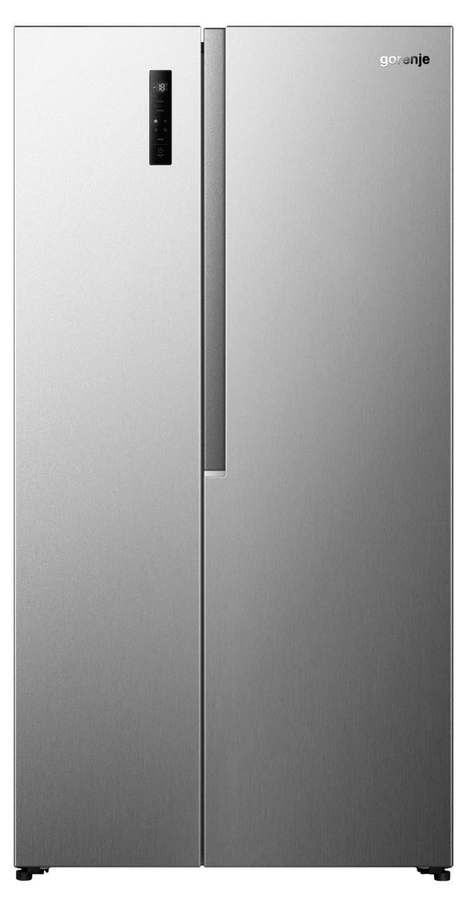 Gorenje NRS917E41X zij-aan-zij koel- en vriescombinatie, 2 deuren, 544 liter, NoFrost Plus, grijs