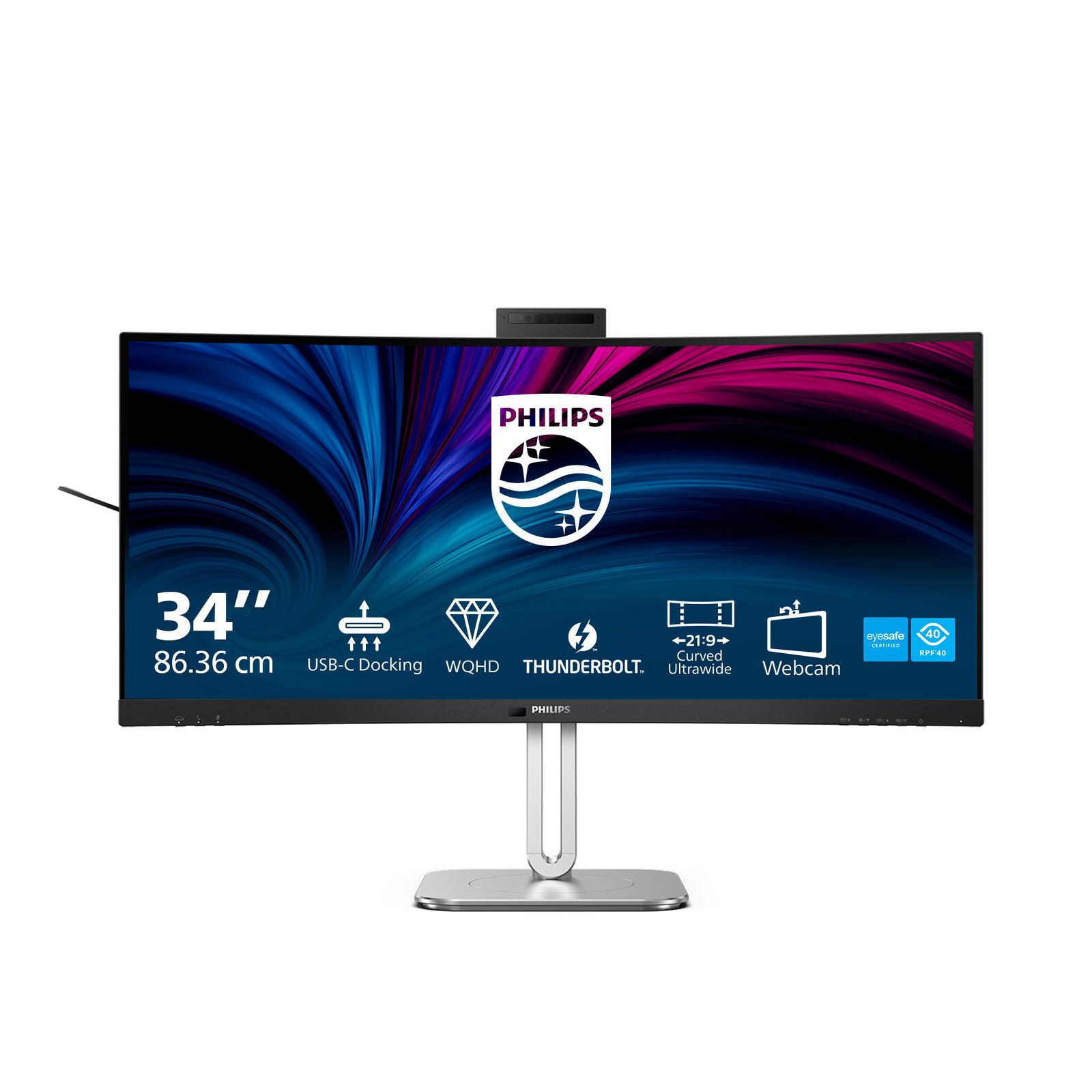 Philips 34B2U6603CH Curved Monitor 86,36 cm (34 Zoll) 34B2U6603CH/00