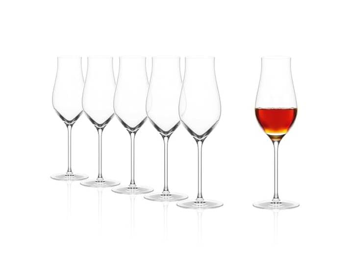 Stölzle Lausitz Q1 Portweingläser Süßweingläser 180 ml, 6er-Set Handgefertigte Portweingläser für Portwein, süße Rot- und Weißweine sowie Sherry, als mundgeblasene Kristallgläser