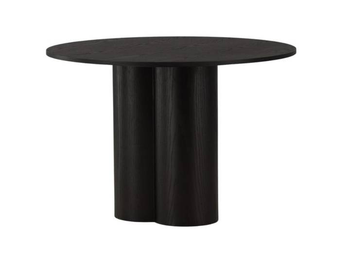 Livetastic Esstisch, Schwarz, rund, Rundrohr, 110x75x110 cm, Esszimmer, Tische, Esstische, Esstische rund