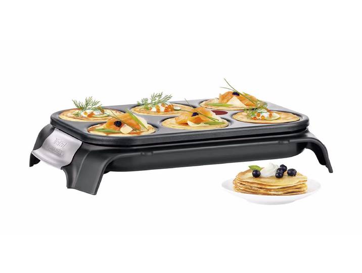 Tefal Crepe Party 6 PY5588 Crêpes-Maker – Crepes Maschine/Crepes Maker – schwarz