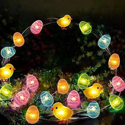 3m-30leds Osterei Hase Kupferdraht Lichterkette AAA Batteriekasten Netzteil Indoor Party Abendessen festliche Atmosphäre Dekoration Lichterkette