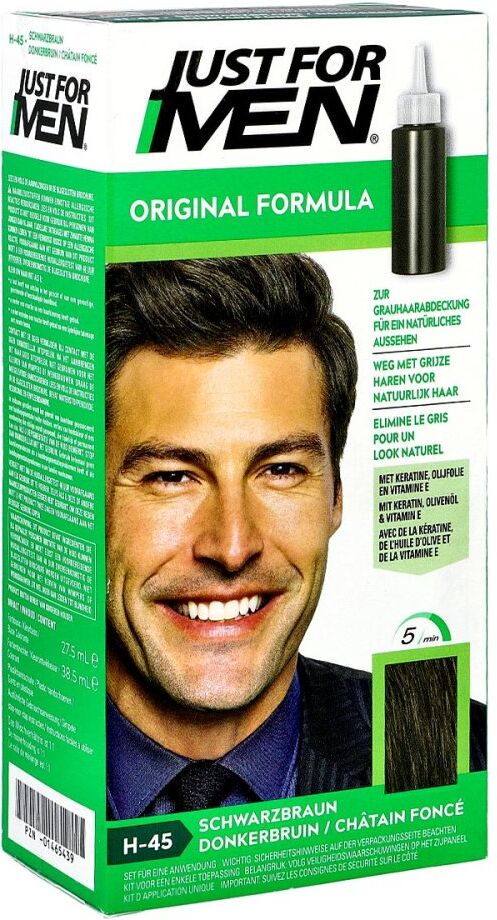 Just for men Tönungsshampoo schwarzbraun