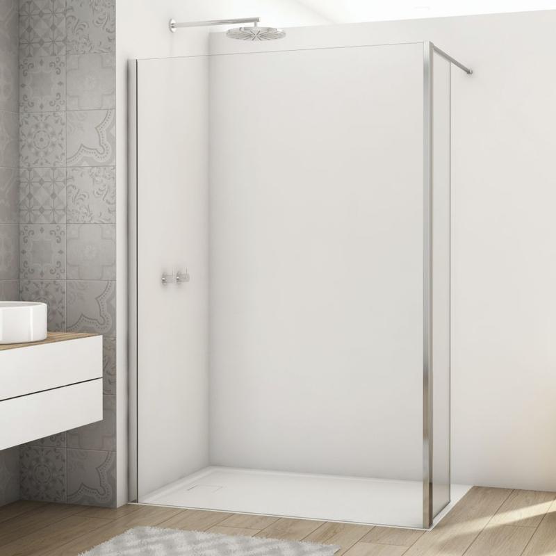 90° drehbare Wand für begehbare Kühlräume Ronal Divera 46 x 200 cm SCHWARZ MATT/KLAR D22BTK204570607