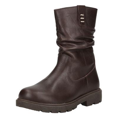 Stiefel ANDREA CONTI "Andrea Conti Stiefel Leder", Damen, Gr. 38, mokka, Leder, Schuhe Stiefel