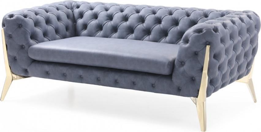Chesterfield Sofa XXL Designer Couches Textiel 4+2 Zits