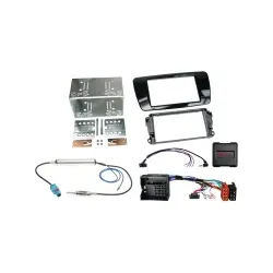 ACV Radioblende 2-ISO mit Radioanschlusskit Lenkradfernbedienung Seat 621328-...