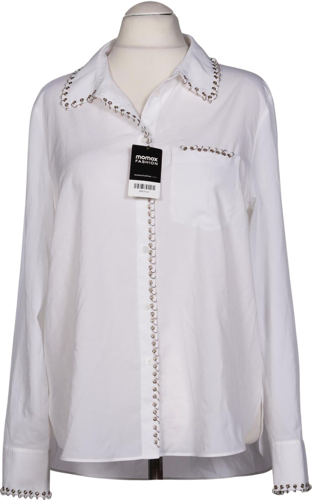 Herzensangelegenheit Damen Bluse, Weiß, Gr. EU 44, Synthetik - Second Hand