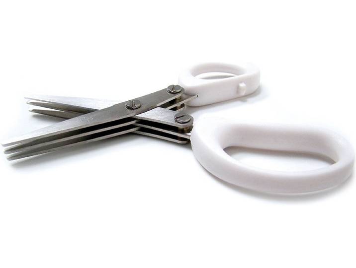 Kruidenschaar - wit - 13 cm - Keukengerei - Kruiden knippen - Kruidenscharen