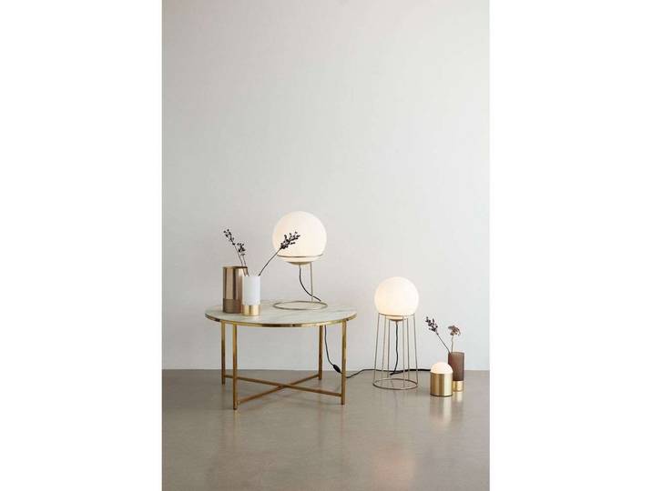 Balance Lampe de Table Small Brass - Hübsch - Salon / séjour - Métal
