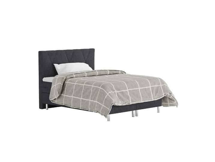 Boxspringbett TWILIGHT 140 x 200 cm anthrazit