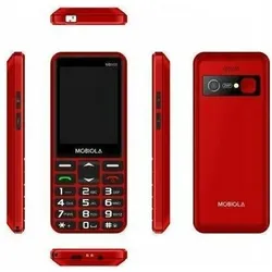 NoName Mobiola telefon dla seniora MB900 4G czerwony 48MB/128MB, Tastenhandy, Rot