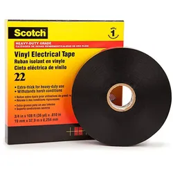 3M PVC Elektro-Isolierband 19 mm x 33 m, Vynil Scotch 22 19x33