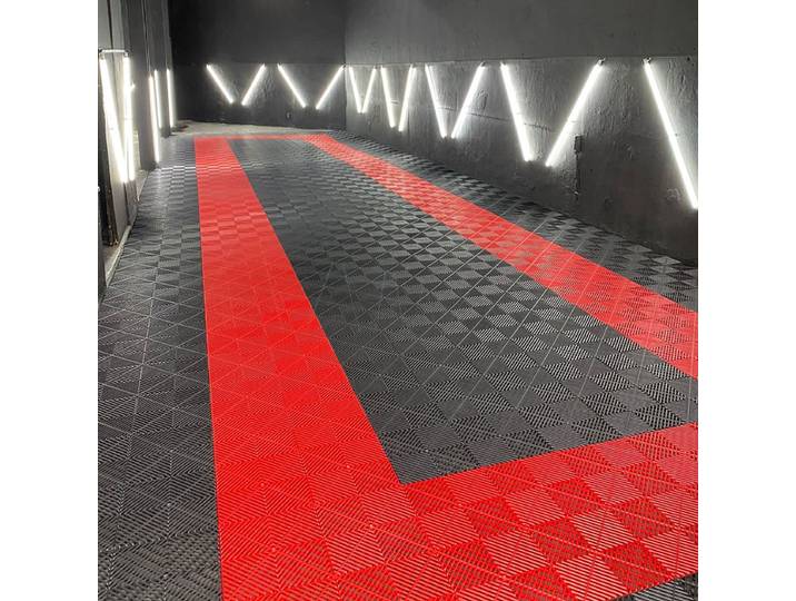 Tapis de sol pour lavage de voiture, 40 pièces, imperméable, antidérapant, carrelage de Garage, carrelage PP imbriqué pour Garage