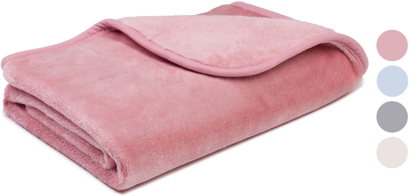 GÖZZE Kinder- und Baby-Kuscheldecke, Cashmere Feeling