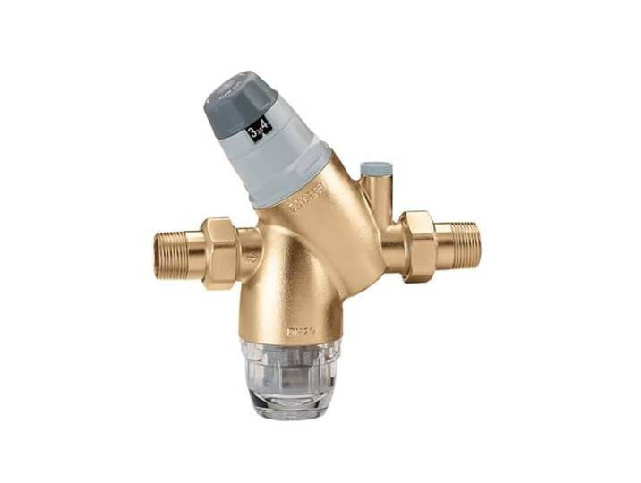 Caleffi Wasserdruckminderer 1 Zoll DN25 mit Wasserfilter Hausanschluss Druckreduzierer Filter Druckminderer für Wasser Hausanlage