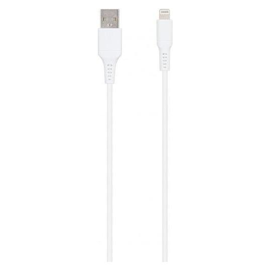 Seek Toti Kabel USB A zu Lightning, 1m PVC Datenkabel 2A (nicht-MFI), Weiss (1 m) (4779054830357)