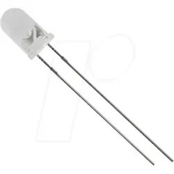 5034B2C-CSC-B - LED 5mm, bedrahtet, blau, 2500 mcd, 25°