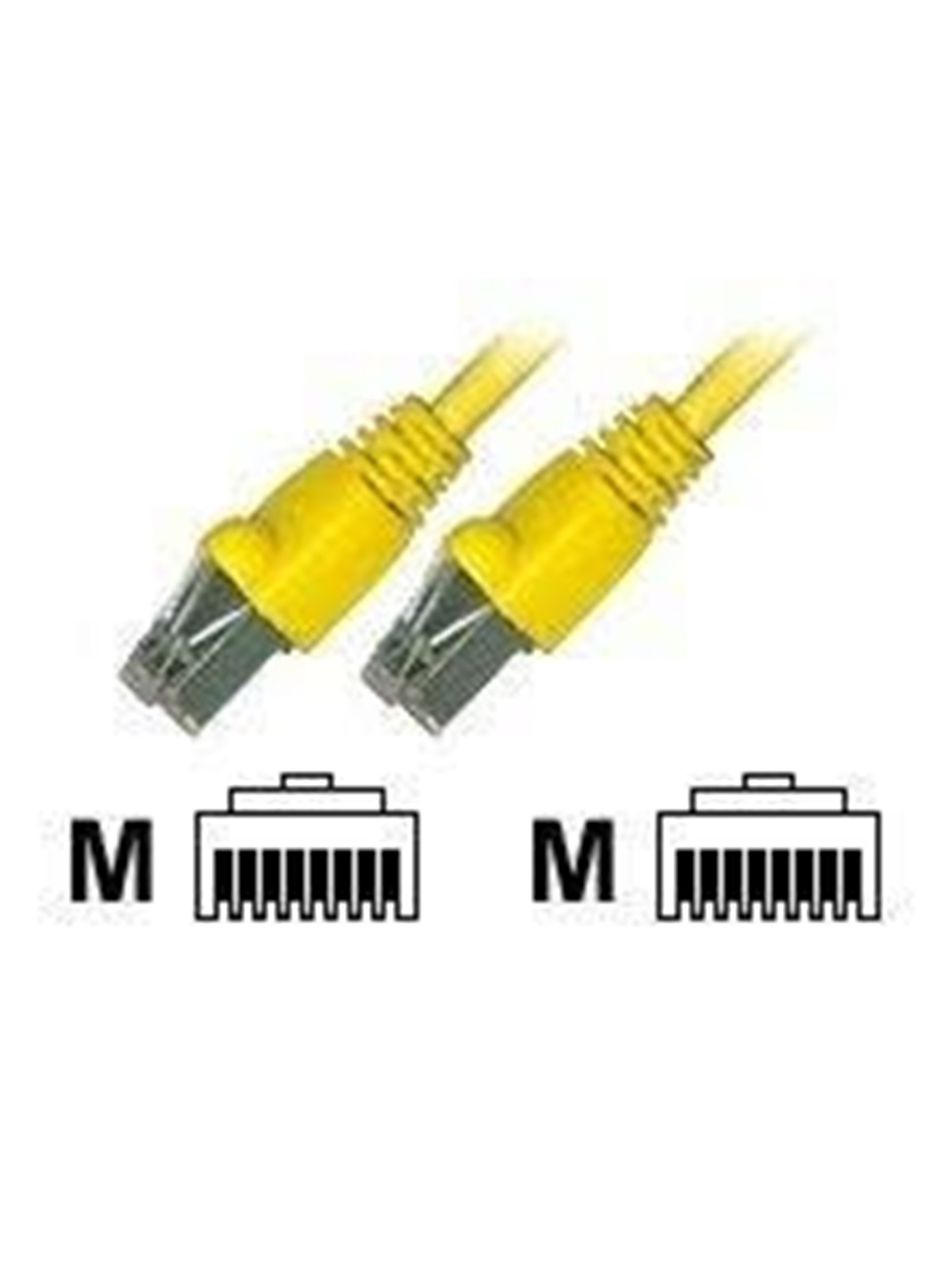 EFB NORDIC EFB-Elektronik ECOLAN patch cable - 25 m - yellow - Gelb - 25m