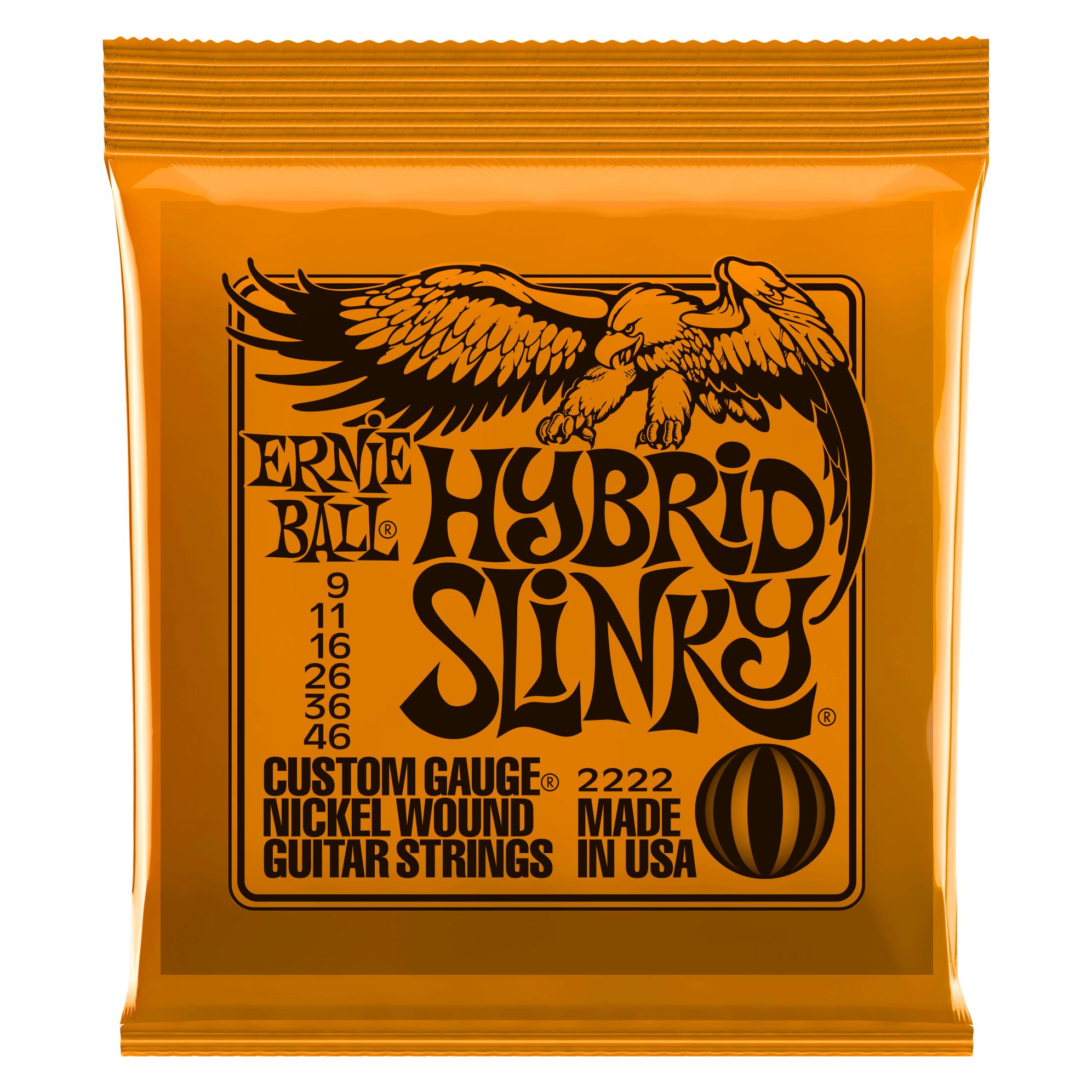 Ernie Ball Hybrid Slinky (6x, E-Gitarre, 0.05") (EB2222)