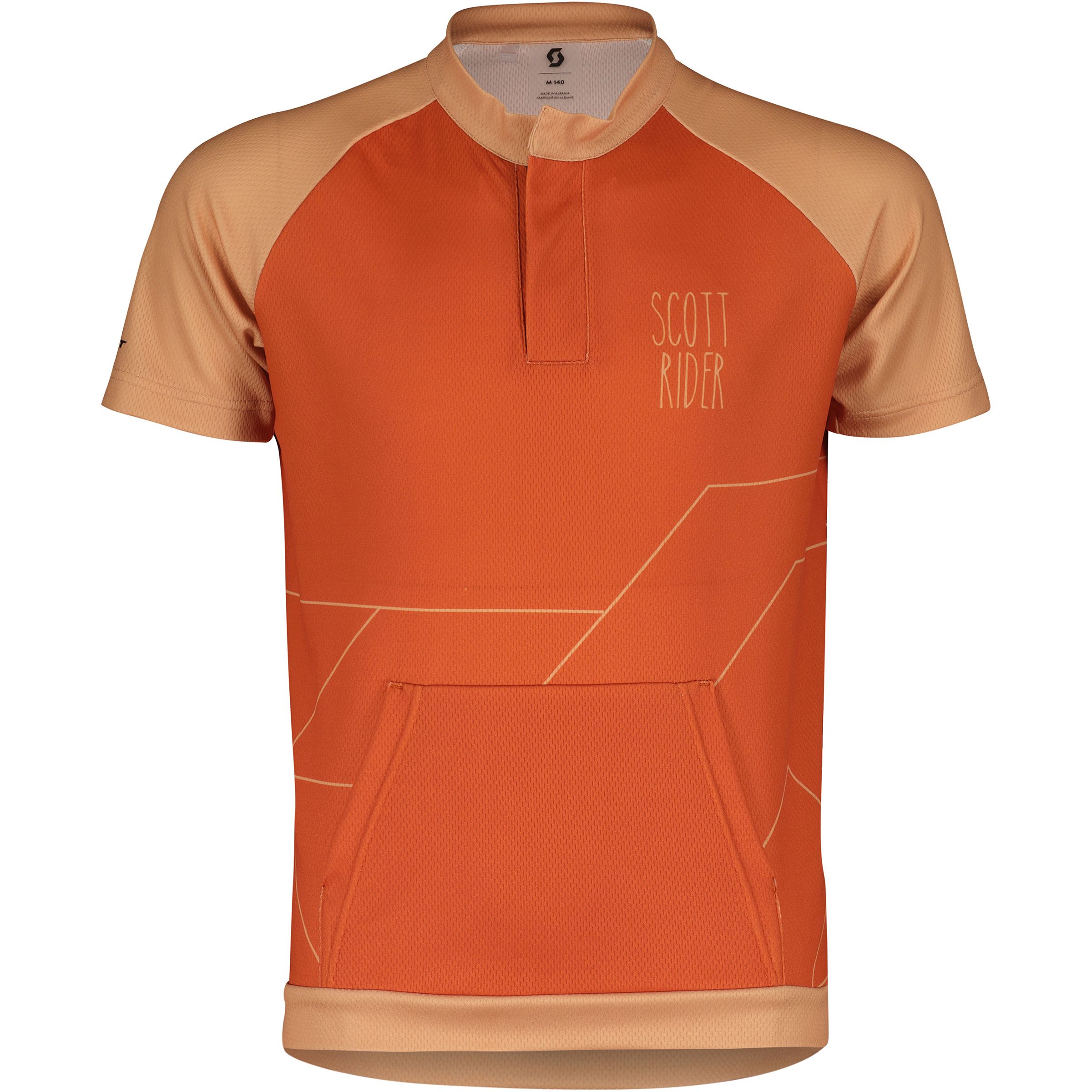 Scott RC Team SS Radtrikot Kinder Radtrikots orange Größe XL Mountainbike Atmungsaktiv