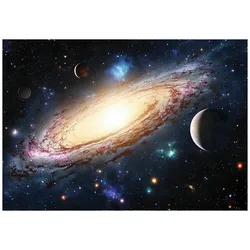 FOTOTAPETE Kinderzimmer Galaxie Kosmos Kindertapete 250x175