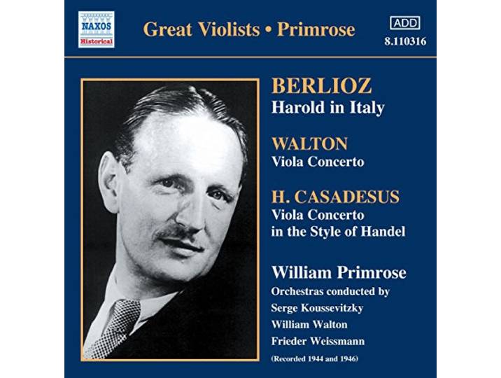 William Primrose - Harold In Italy/Viola Concerto
