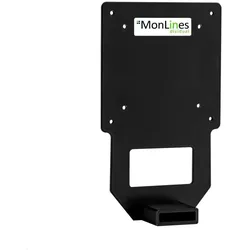 MonLines V045 VESA Adapter für HP 22xx, 23xx, 24xx, 25xx, 27xx Monitore (Boden, Tisch, Wand), Monitor Halterung, Schwarz