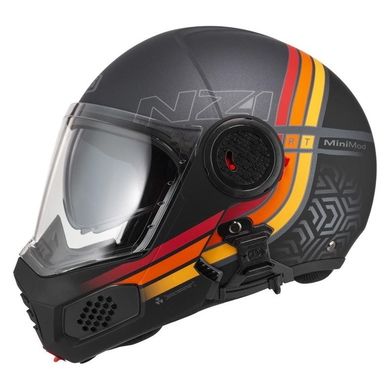 NZI Helmets Minimod Duo Watson Motorradhelm Anthrazitschwarz Anthrazit Matt (78986466)