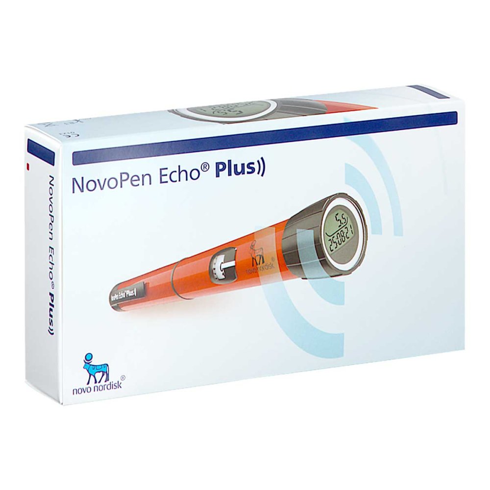 Novo Nordisk Pharma GmbH Novopen Echo Plus Injektionsgerät Rot 14412396