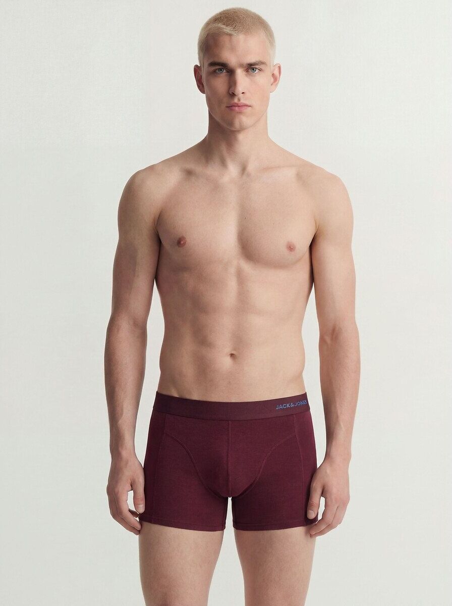 JACK & JONES Lot de 3 boxers unis