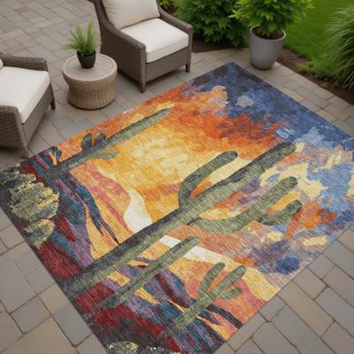 Addison Rugs Machine Washable Indoor/ Outdoor Desert Inspiration Chantille Rug
