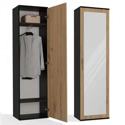 Kleiderschrank DUO ANTHRAZIT EICHE ARTISAN