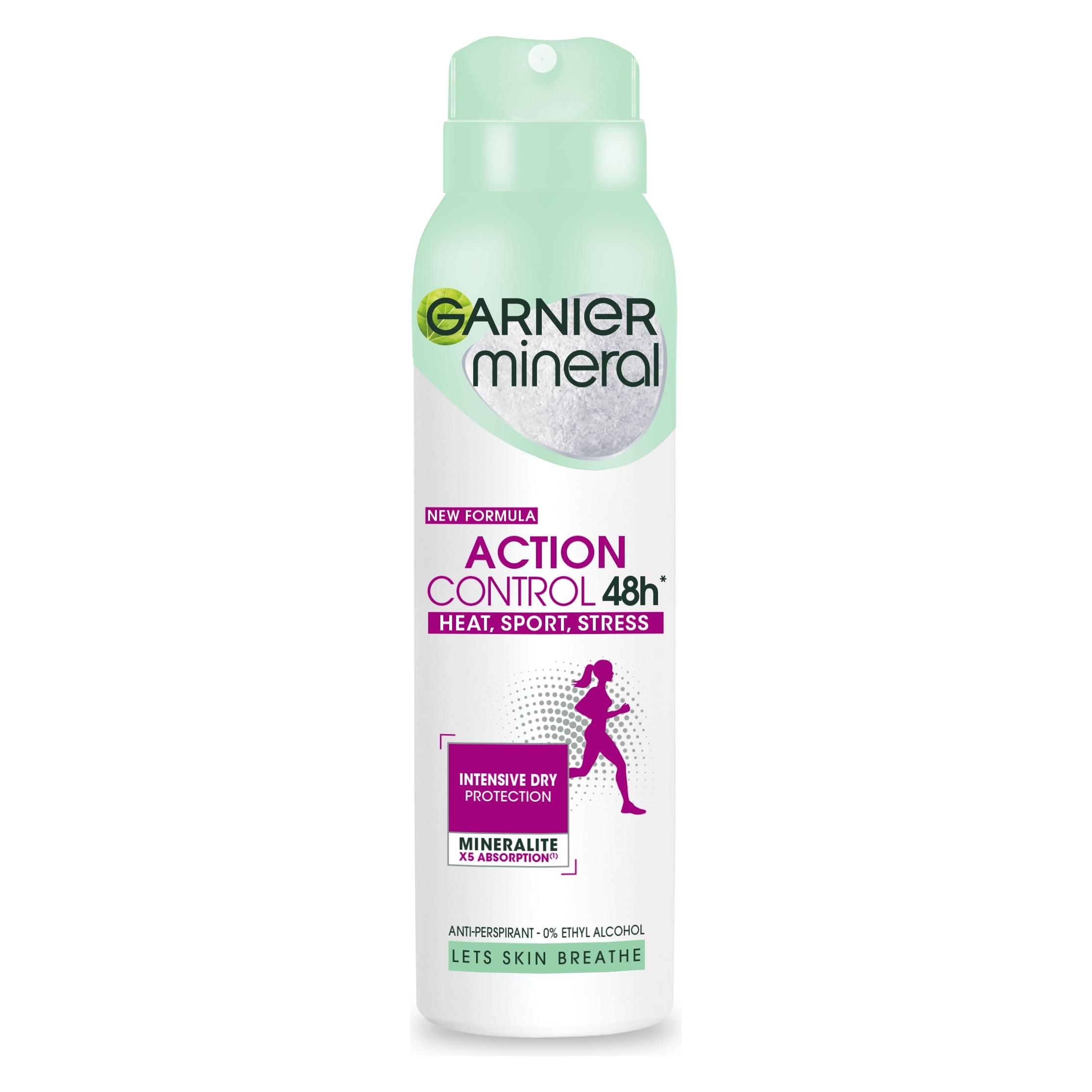 Garnier Action Control 48H Stress Women Deo Spray 150Ml (Spray, 150 ml) (3600542471053)