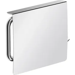 Papierrollenhalter Eivor mit Deckel Zink verchromt rechts Evenes