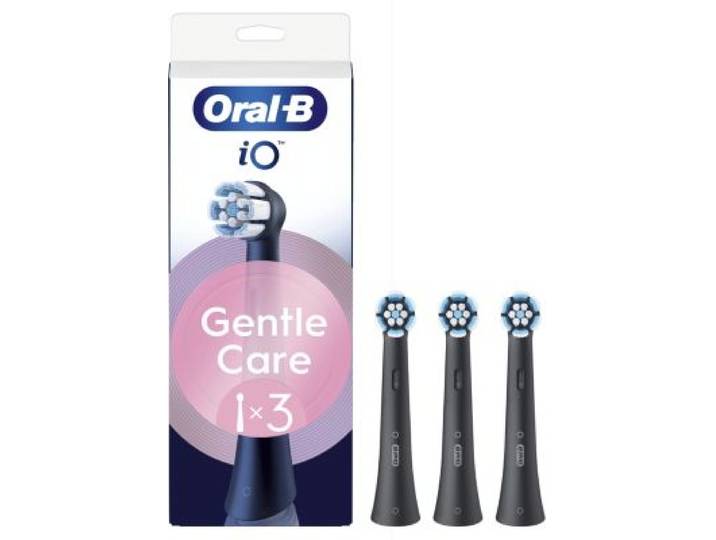 Oral-B - Brossette Dentaire Io Gentle Care Noir X3